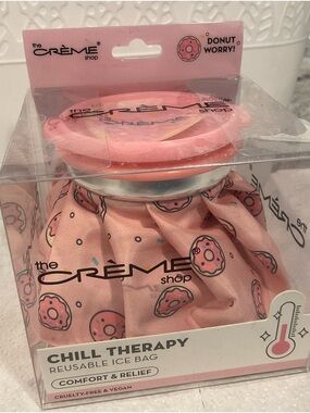 The Crème Shop Pink Donut Worry Reusable Chill Therapy Ice Bag
